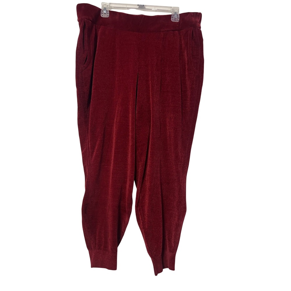 Tommy Bahama Sea Light Sweater Jogger Pants Sangria Red XL SW120966 NWT